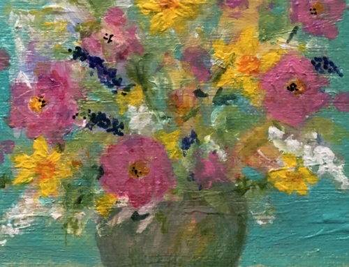 Blomstermaleri nr. 80